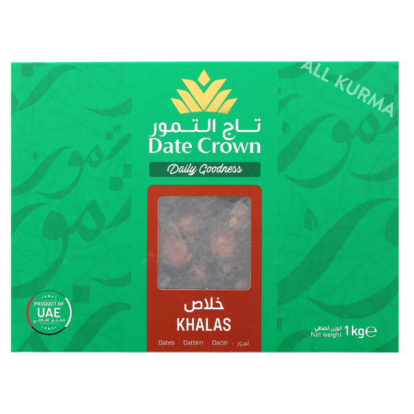 Date Crown Khalas Dates In Pouch / Box