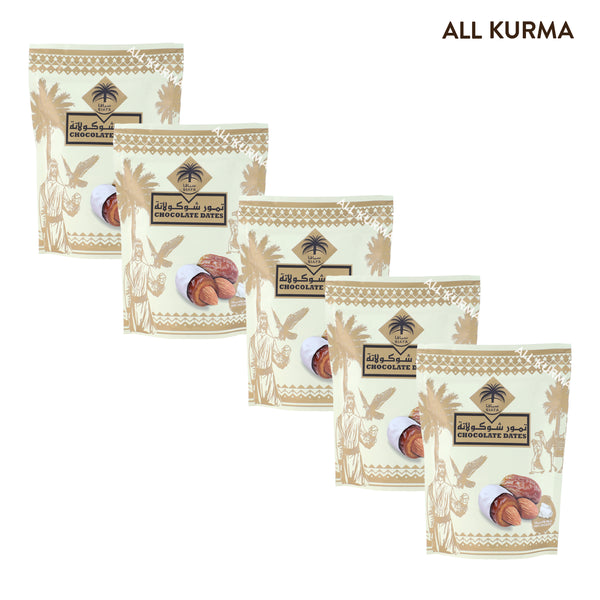 Siafa White Chocolate Dates with Almonds