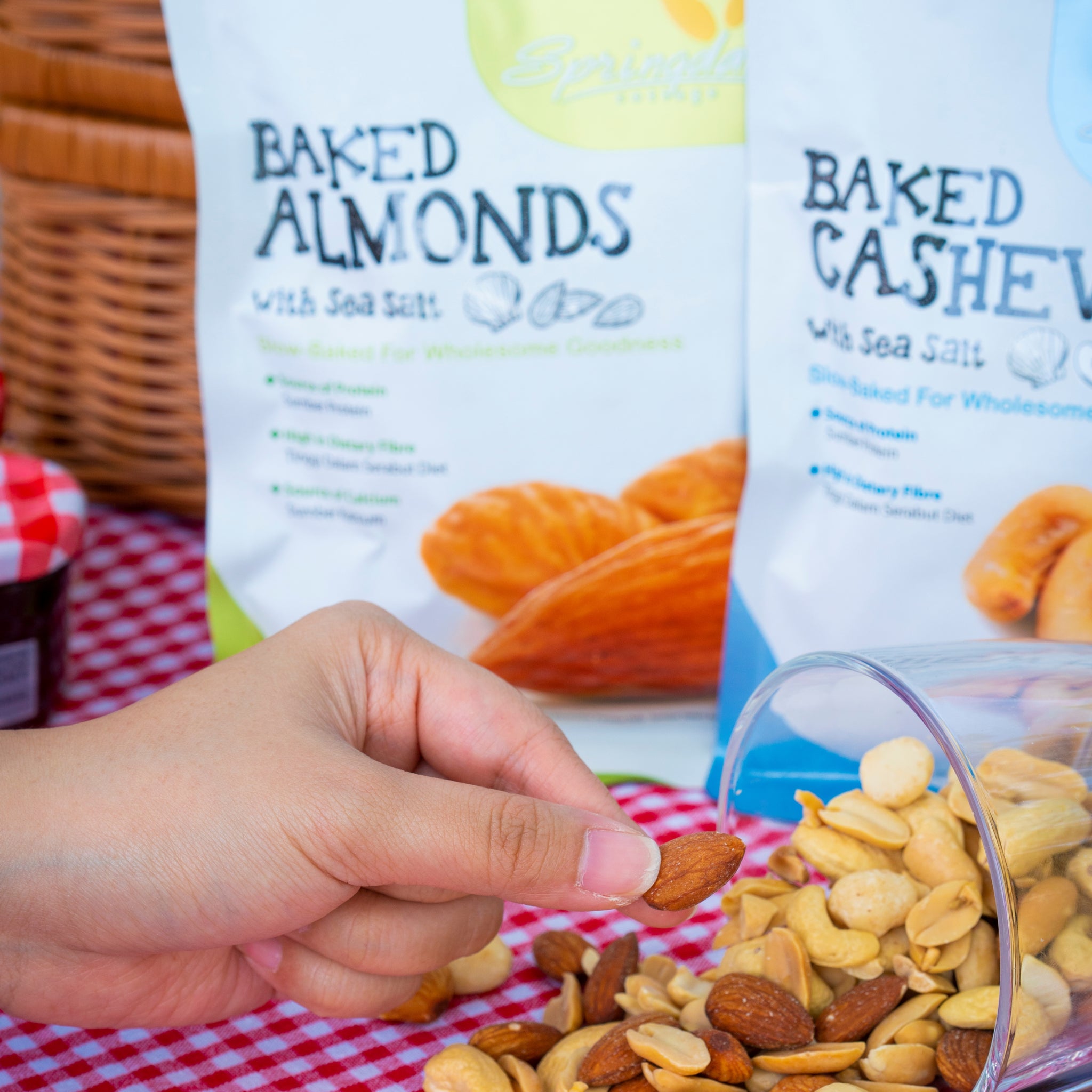 Baked Nuts with Sea Salt