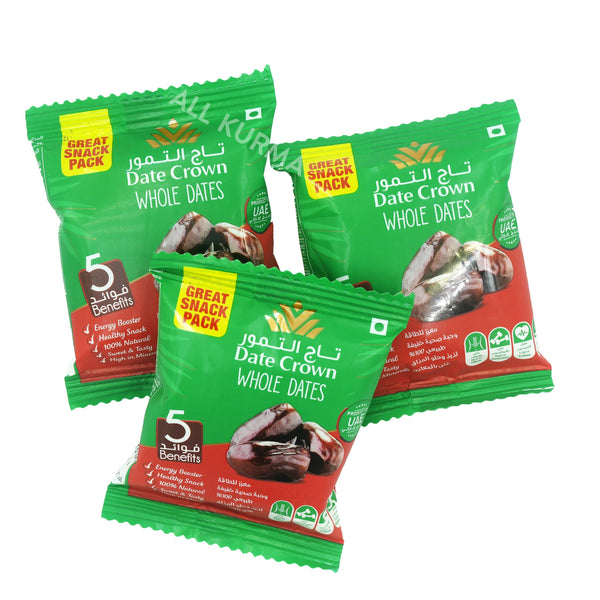 Date Crown Khalas Snack Pack Whole Date