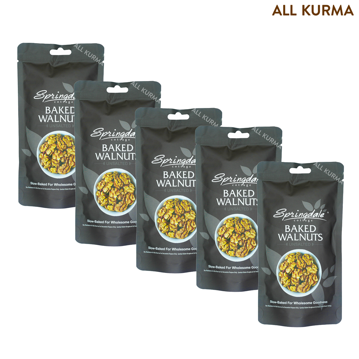 Sc Wallnuts Springdale Cottage Baked Walnuts 30g | Omega-3 Healthy Walnut Snack ...