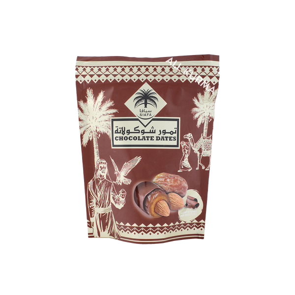 Siafa Milk Chocolate Dates with Almond